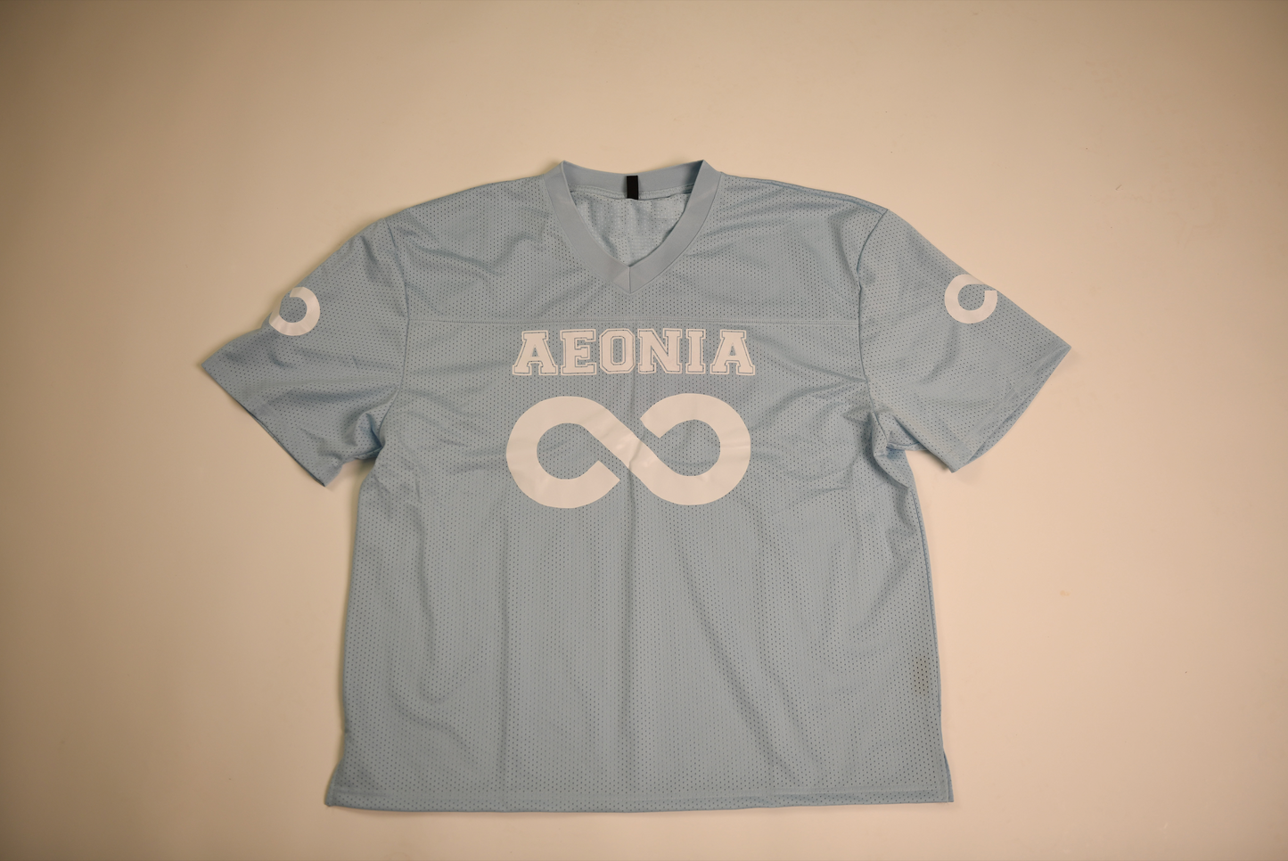 Baby Blue & White Aeonia Box Jersey
