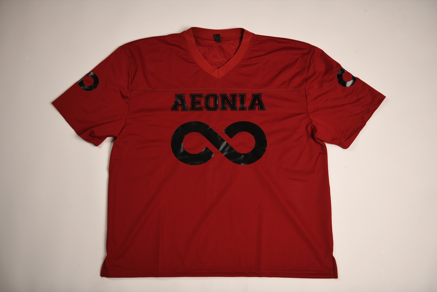 Red & Black Aeonia Box Jersey